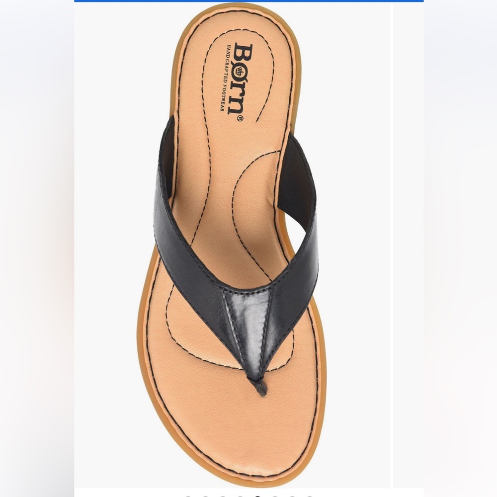 Born Women's Ciara Flip Flop Black Sandals